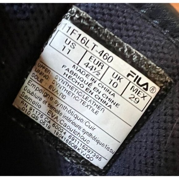 FILA Men's Original Fitness 11F16LT-460 Blue Retro Shoes Sneakers Size 11 - Picture 6 of 6